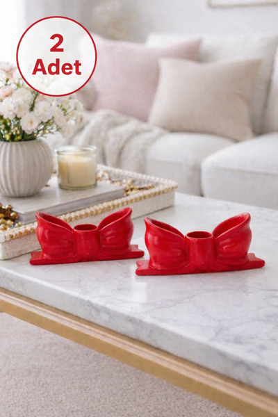 Aksesuar Kuşu Pinterest Fiyonk Tasarımlı Şamdanlık Mumluk Seti 2 Adet Pürüzsü...