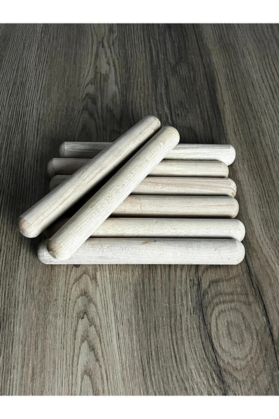 neşeli ahşap Ahşap ritim çubuğu 1 Çift (2 Adet)