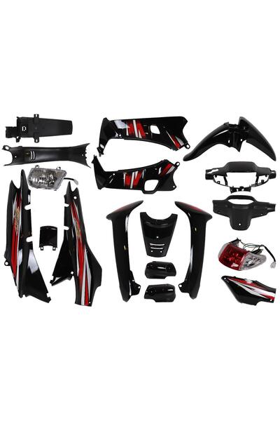 Genel Markalar C100-RAMZEY-LİFAN KAPORTA SETİ SİYAH FAR STOP DAHİL