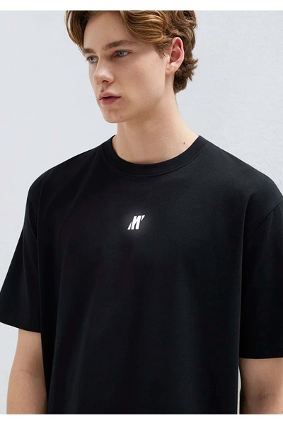 Mavi M0613438 Pro Logo Baskılı Tişört Erkek T-Shirt SİYAH