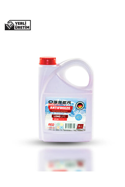 Genel Markalar Antifriz 3 Lt Kırmızı -42 Derece
