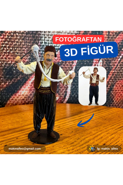 Kişiye Özel 3D Meslek Figürü (15cm)