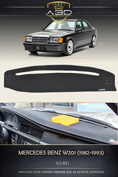 A3D TORPİDO KORUMA Mercedes Benz W201 1982-1993 Dashboard Protection Protecti...