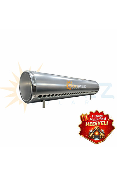 Sönmez Solar KROM 36x Vakum Tüplü Güneş Enerjisi Sıcak Su Deposu (SADECE DEPO...