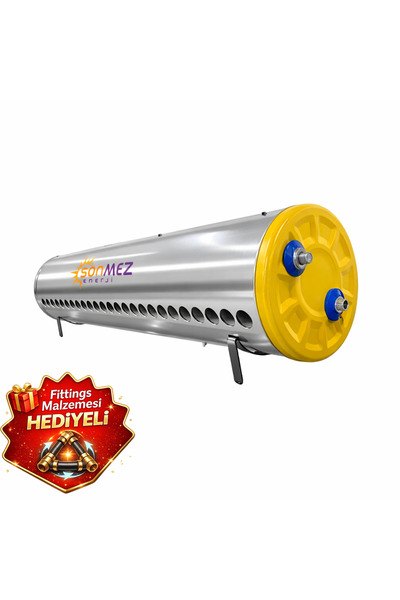 Sönmez Solar 30x Basınçlı Vakum Tüplü Sıcak Su Deposu (SADECE DEPO) (KAPALI D...