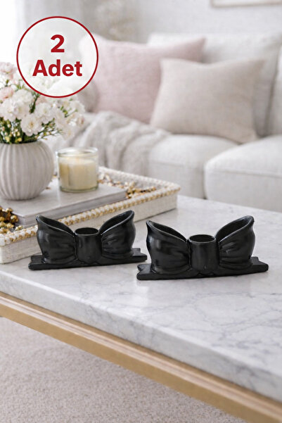 Aksesuar Kuşu Pinterest Fiyonk Tasarımlı Şamdanlık Mumluk Seti 2 Adet Pürüzsü...