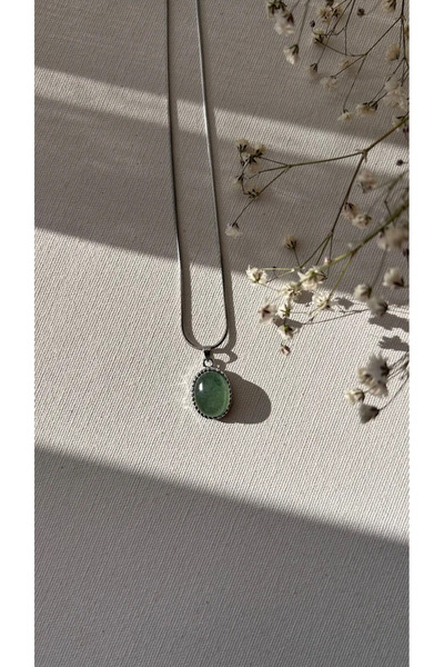 Doğaltaş Masalları قلادة فولاذية - طرف فلوريت