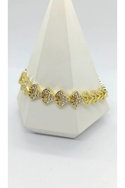 ndjewelry سوار أرو لوكس – سوار ذهبي هندسي لامع