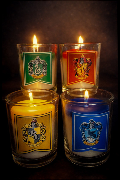 Jovial Hediyelik Harry Potter Hogwarts Bina Temalı 4' lü Set Dekoratif Cam Ba...