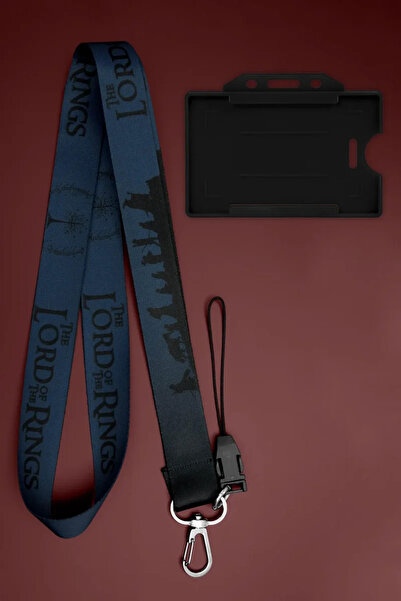 Apptakı Ortaçağ Desenli Boyun İpi Boyun Askı İpi Telefon Askı İpi Kartlık - A...