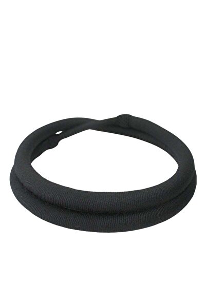 TOBY Traditional black men's Wool headband - handmade, stitched and securely ...