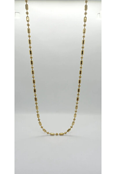 ndjewelry الذهب اللون مطرز قلادة الصلب