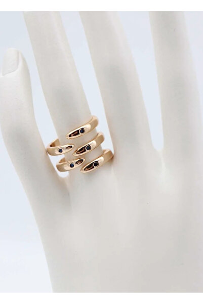 ndjewelry الحلقة الزرقاء – حلقة ملفوفة من الحجر الأزرق