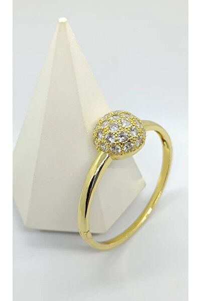 ndjewelry كريستال دوم لوكس – مشبك ذهبي لامع