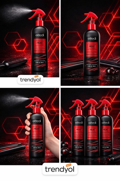 elitedi bellezza Heat Protection Spray Reduces Frizz and Hair Breakage