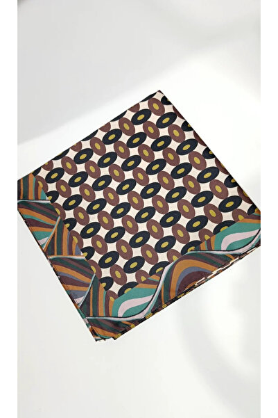 ndjewelry وشاح ساتان أنيق بنمط هارموني ريترو