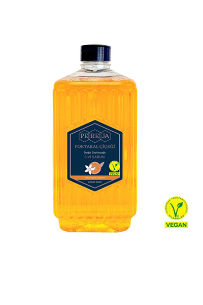 perejaa 4 Pcs Pereja 1500 ml Natural Olive Oil Liquid Soap Orange