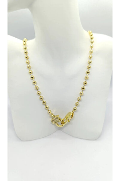 ndjewelry Star Link – Gold Sphere Kolye
