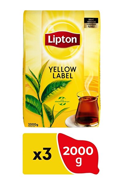 Lipton Yellow Label Dökme Çay 500 gr x 3