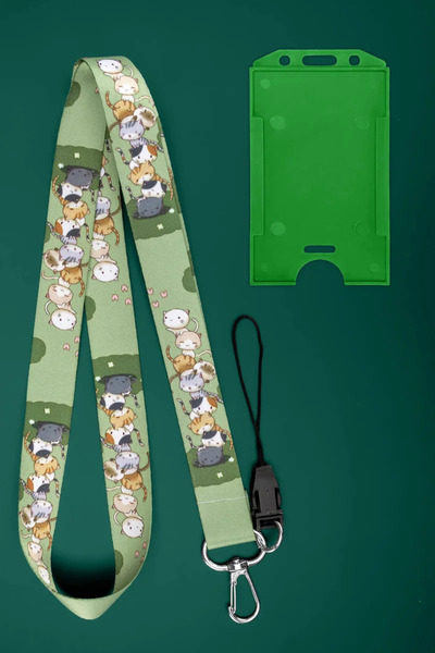 Apptakı Yavru Kediler Boyun İpi Boyun Askı İpi Boyun Askısı ve Kartlık - ASS0...