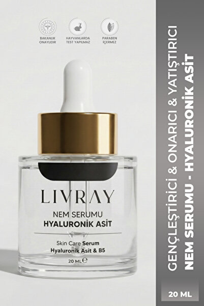 Livray Nem Serumu - Hyaluronik Asit - Gençleştirici & Onarıcı & Yatıştırıcı (...