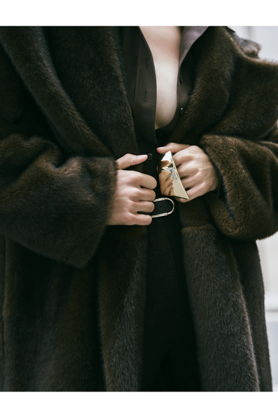 Koton Kapaklı Çift Cep Detaylı Uzun Kollu Gömlek