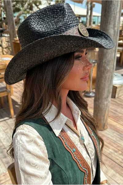 LAGRANZE Vintage Cowboy Hat Unisex