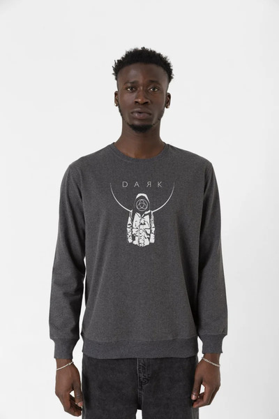 Tshirthane Tamna mono dimljena muška 2ip majica