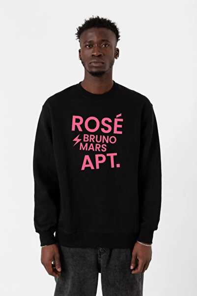 Tshirthane BLACKPINK ROSE BRUNO MARS APT Crna muška 2ip majica