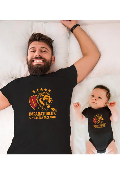 Tshirthane 5 Yıldız İmparatorluk Baba Oğul Kız TEK ÜRÜN FİYATIDIR KOMBİN YAPM...