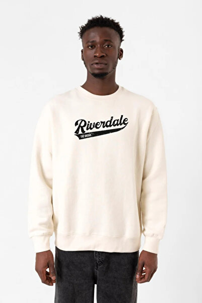 Tshirthane Riverdale Bronx Njujork, Njujork, muška 2ip majica boje krem