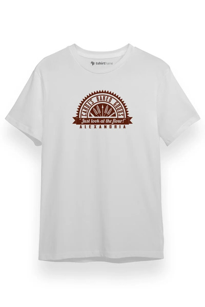 Tshirthane The Walking Dead Glenn Rhee Symbols White Short sleeve Men's T-shirt