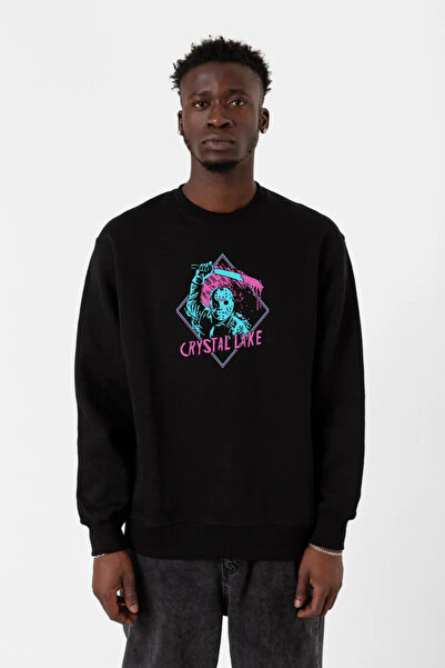 Tshirthane Petak 13. Crystal Lake crna muška 2ip majica