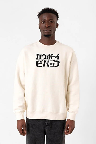 Tshirthane Cowboy Bebop retro logo sa slovima, bež muška 2ip majica