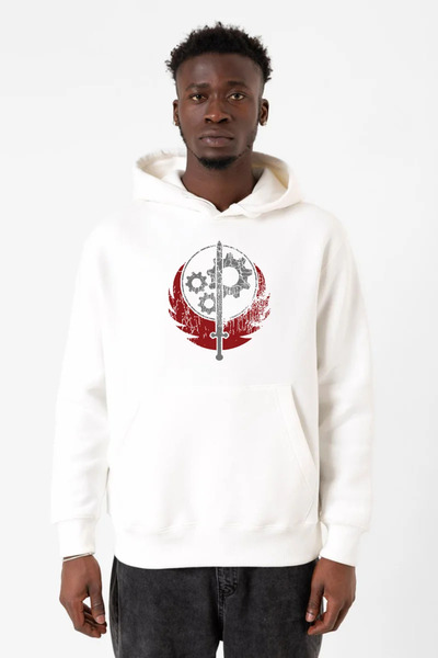 Tshirthane Fallout Worn Appalachian Brotherhood bela muška majica sa kapuljač...