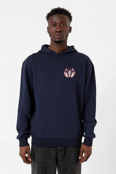 Tshirthane Teorija velikog praska tamnoplava muška majica sa kapuljačom 3ip logo