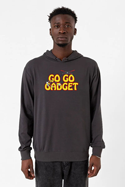 Tshirthane Inspektor Gadget muška majica sa kapuljačom Smoked Go Go Gadget 2ip