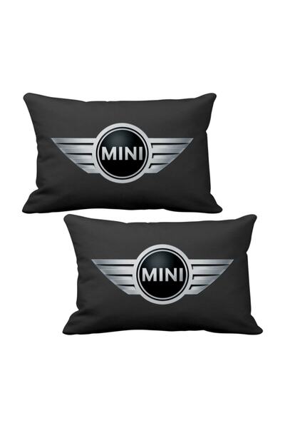 ASR Mini Cooper Луксозна автомобилна възглавница за врата от 2 части, черен и...