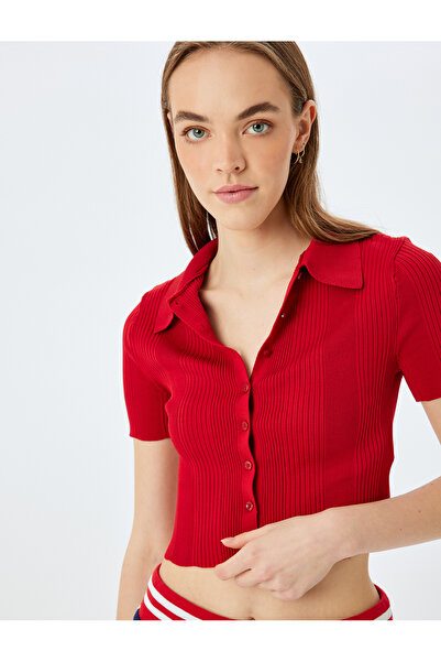 Koton Kırmızı Genç Kazak 5WAL90076IT