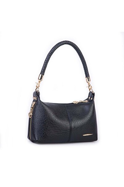 Nas Bag Kadın Mini Omuz ve Çapraz Çanta Örgülü Askılı (en: 23 cm , boy: 14 cm...