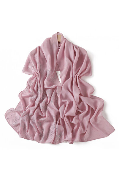 Youtrico وشاح وردي مرصع بالنجوم، فاخر بشكل أنيق دون مبالغة، 70 سم × 180 سم