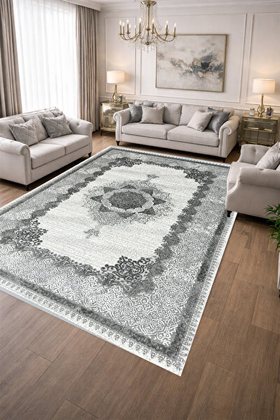 ünalcarpet 4 Metrekare - 6 Metrekare Modern Kalın %100 Akrilik (YÜN) Salon Ot...