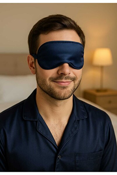 MPY GLOBAL Mască de dormit moale și ușoară din satin de mătase pentru un somn...