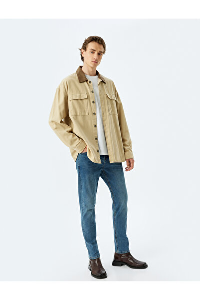 Koton بنطال جينز بقصة ضيقة - مايكل جان