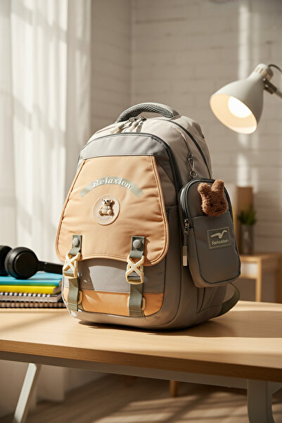 Relaxion Σχολικό σακίδιο πλάτης Unisex 1511 Συμβατό για Δημοτικό Σχολείο, Γυμ...