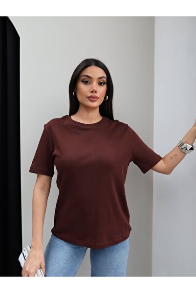 ESRAHELVACI T-SHIRT με λαιμόκοψη