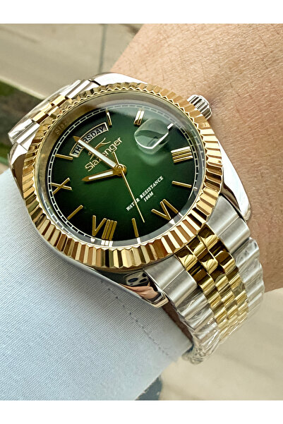 Slazenger 5 Atm Su Geçirmez 2 Yıl Garantili Çelik Erkek Kol Saati