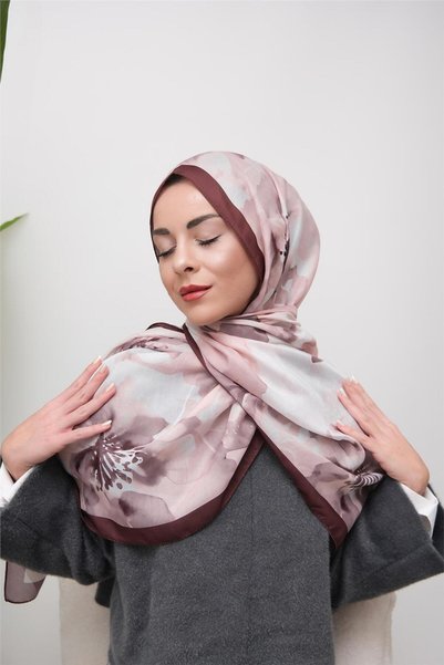 49eyşanipek شال ناعم رقمي منقوش بالألوان المائية من آرت بلوم