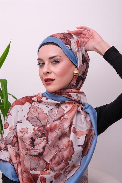 49eyşanipek شال ناعم رقمي منقوش من روزيلا آرت