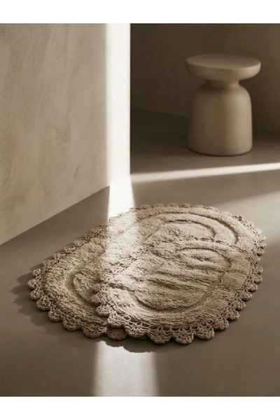 PIRILTI COLLECTION BÜYÜK BANYO PASPASI -2'Lİ SET-(ÖLÇÜ:80X150+50X80) KENARLAR...